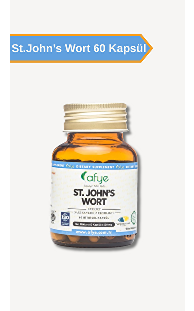  Afye St. John's Wort 60 Bitkisel Kapsül
